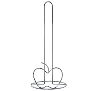 CHROME METAL KITCHEN ROLL HOLDER °14X33CM LL80058