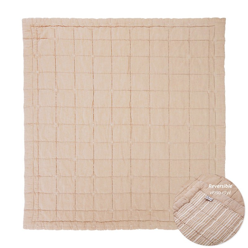 ANNA TERRACOTTA LAVE omkeerbare babyrustdeken