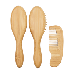 Bamboo hairdressing set 3-piece Natural
