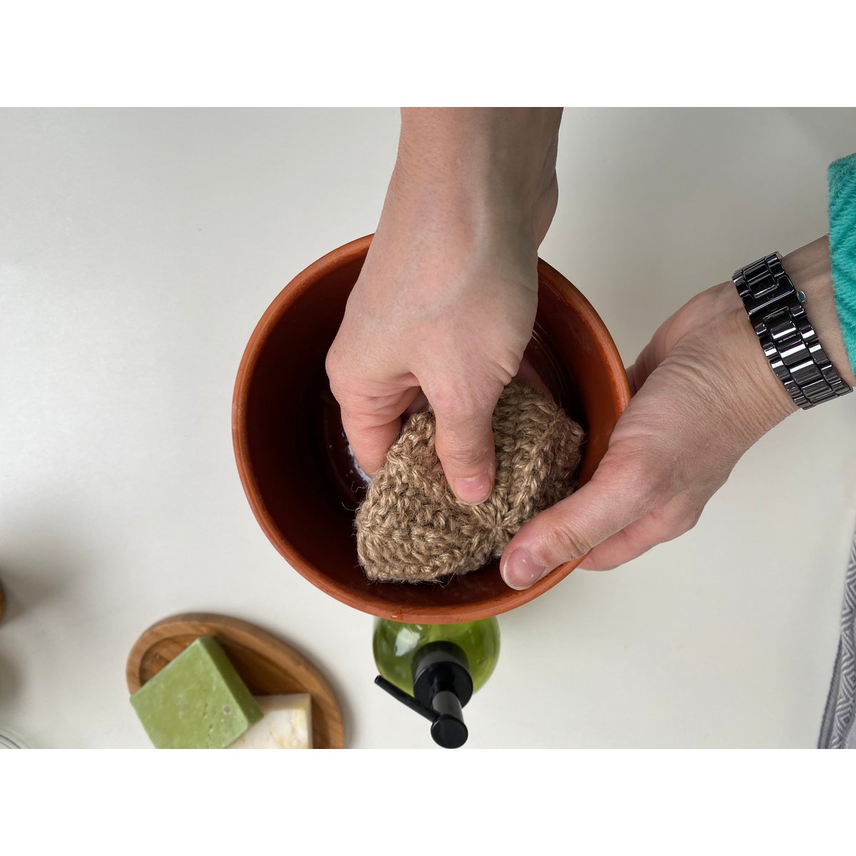 Zero Waste Jute-Schrubber 'Round Earth'