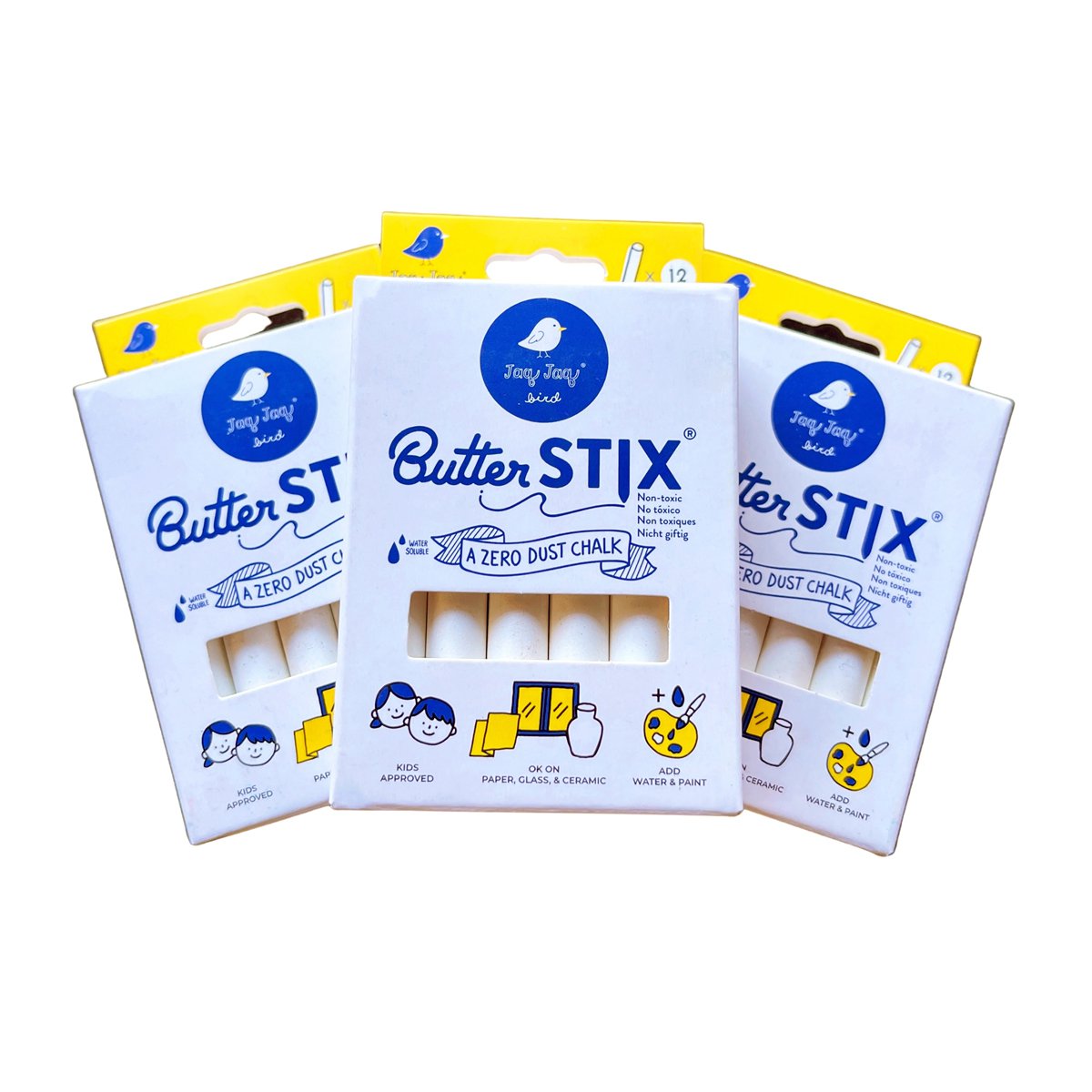 Crayons Butterstix White
