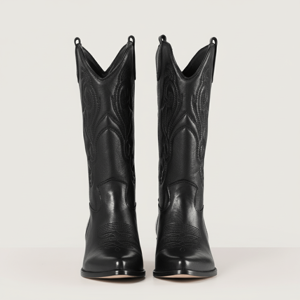 Bottes texanes noires Shelby