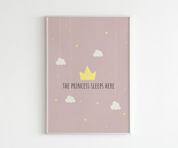 Poster Coniglio-Principessa