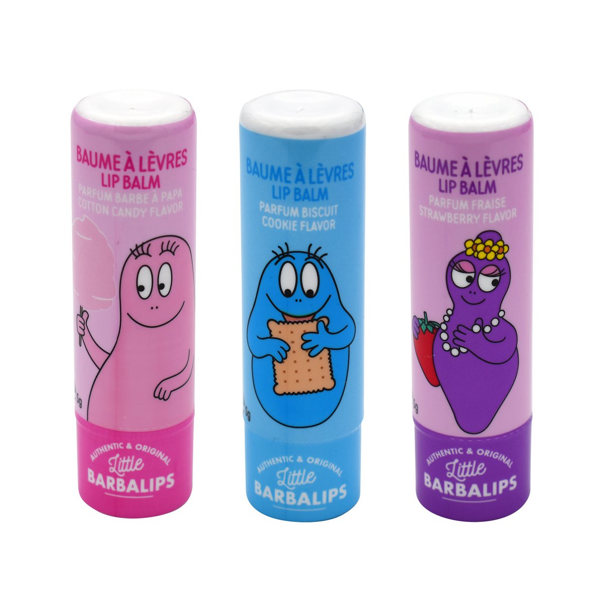 Lippenbalsam: Zuckerwatte, Erdbeere, Keks