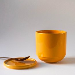 Bowl with lid MoxBowl Mathilde - late summer yellow - 500ml