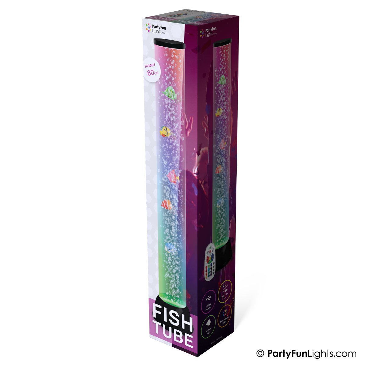 Lámpara pez Nemo XXL - Multicolor RGB - Funciona con USB - Pilas