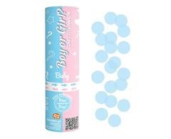 Genderreveal Konfettikanone mini - BLAU