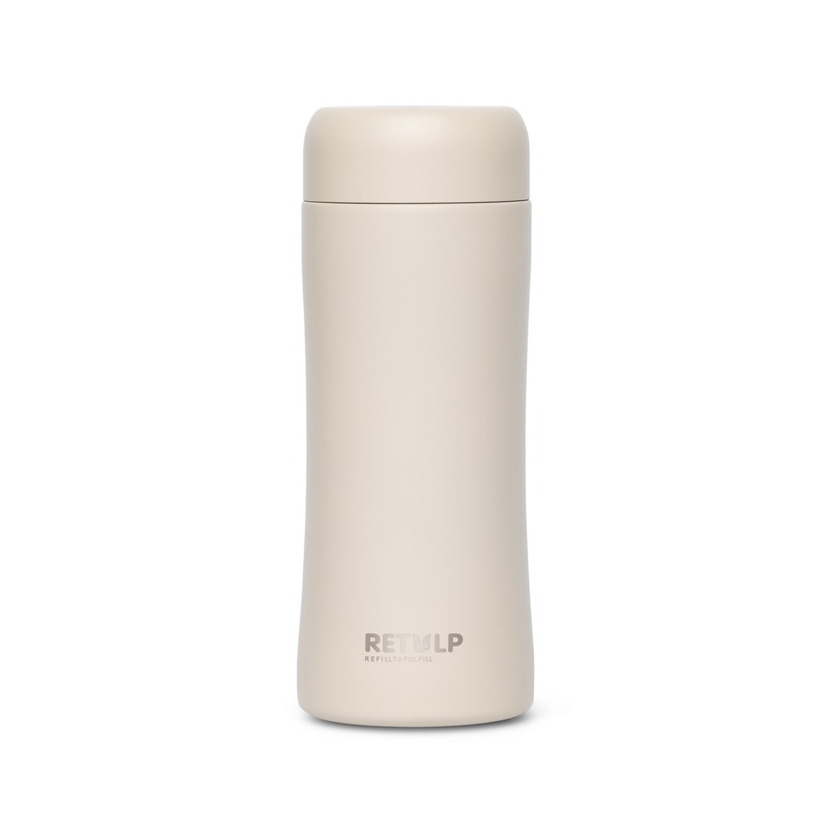 Kubek izolowany z podwójnymi ściankami Tumbler Beżowy 300 ml