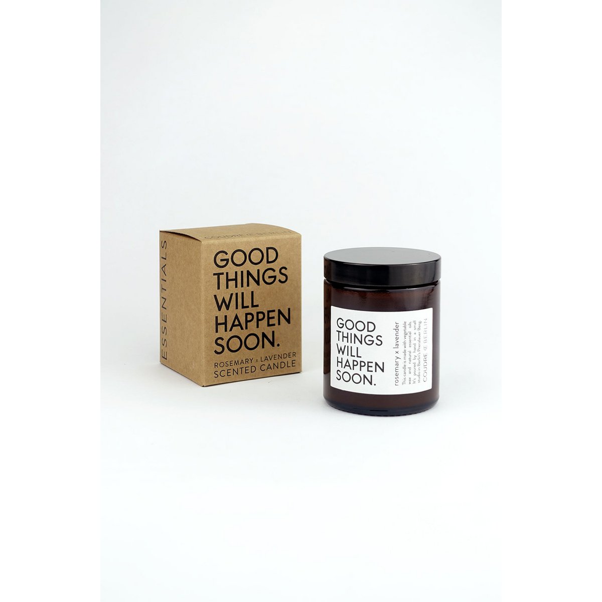 Good things ... Candle rosemary x lavender / ESSENTIALS scented candle