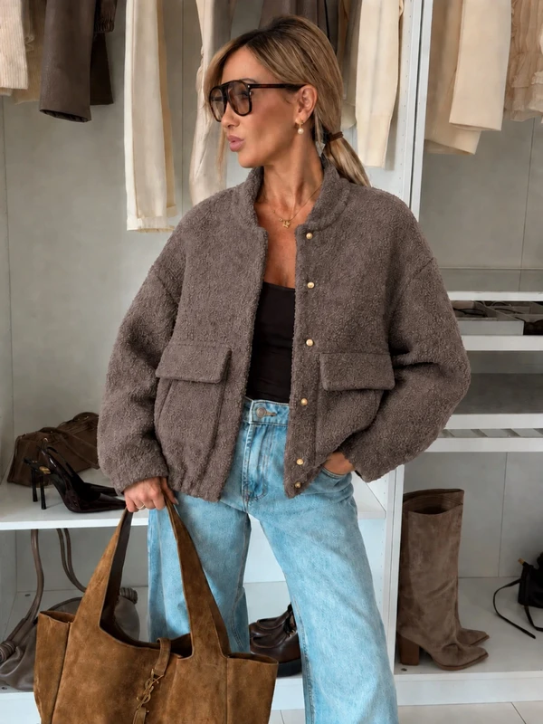 Brun foncé Taille unique