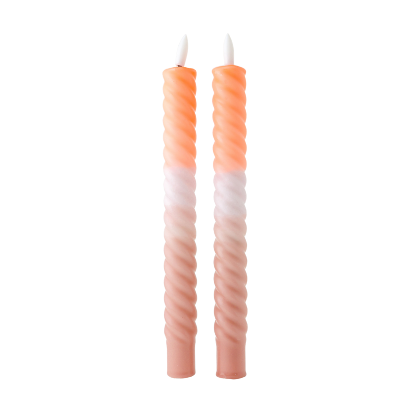 LED-Wirbelkerze Pure Bliss – 2er-Set