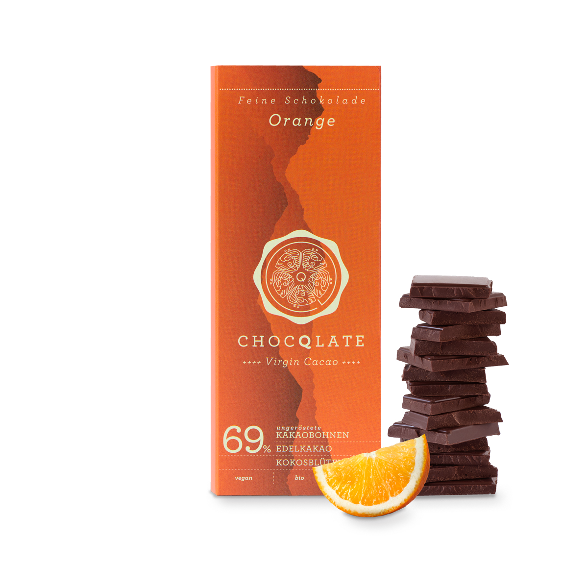 CHOCQLATE biologische chocolade ORANJE