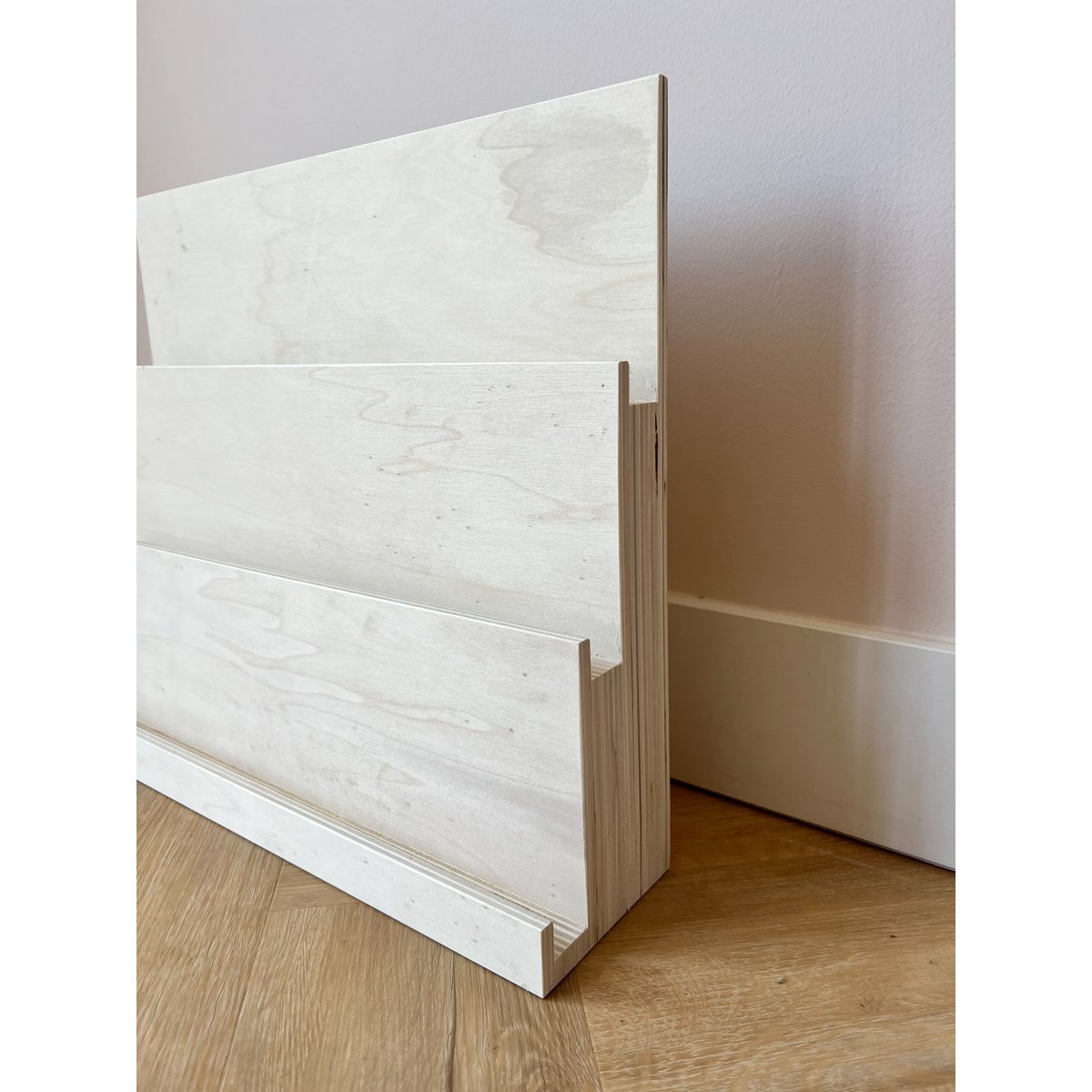 Houten kaartendisplay