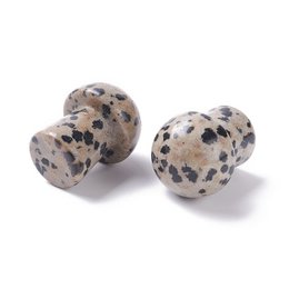 Sattva Rocks | Dalmation Jaspis Serenity | Gua Sha Spa Mushroom 20mm 