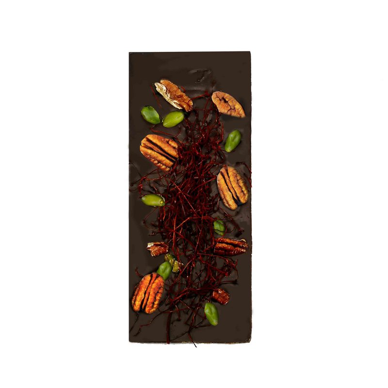 Ritonka Gourmet Selection nueces pecanas de chocolate negro, pistachos, tiras de chile