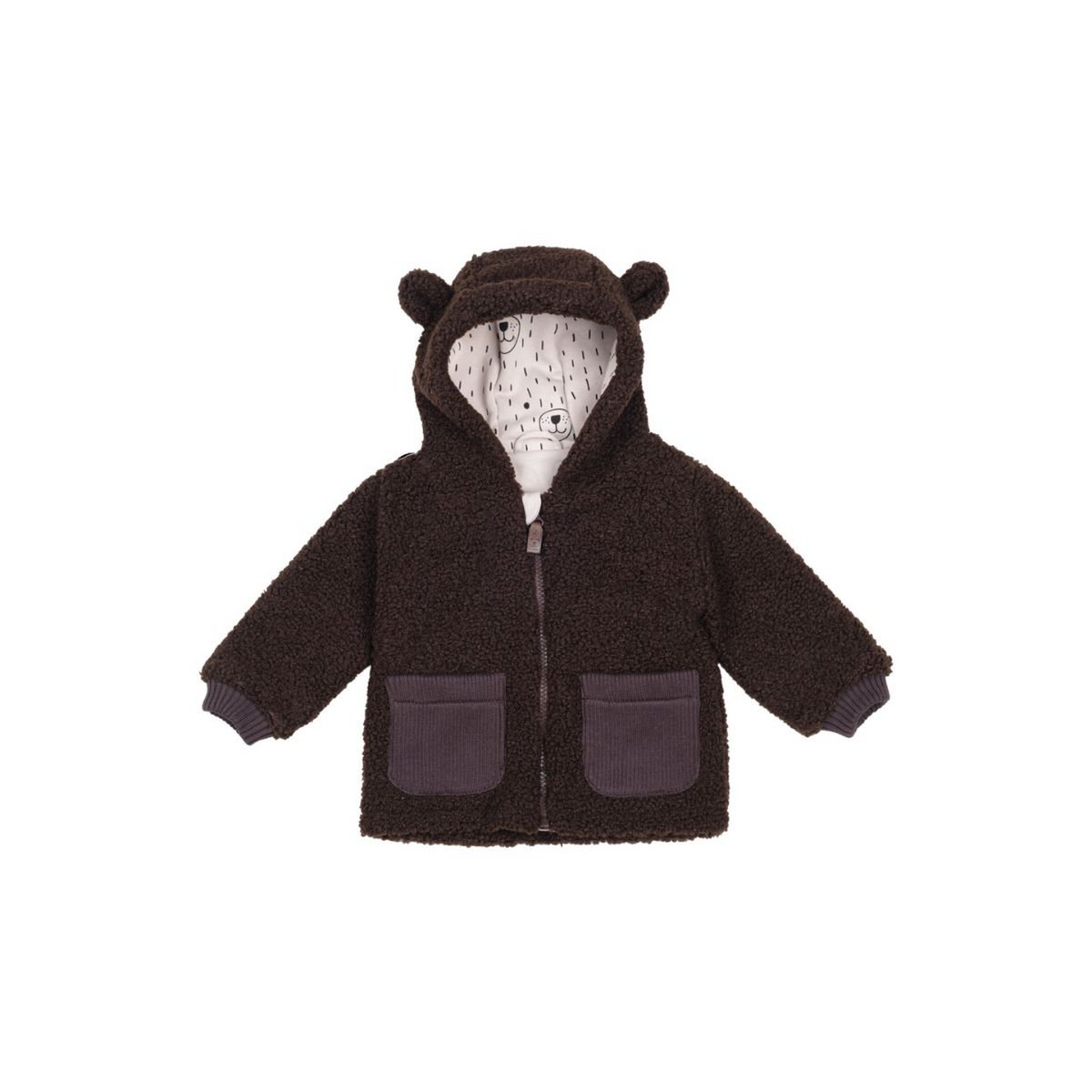 Giacca in peluche per bambini LEO BROWN