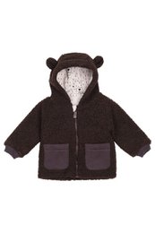 Giacca in peluche per bambini LEO BROWN