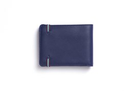 Marineblaue minimalistische Brieftasche mit Münztaschenkopie