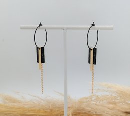 Pendientes - Minimalismo - Mármol 3