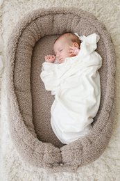 ALL TEDDY babynest / boucle babynest - 2 farver