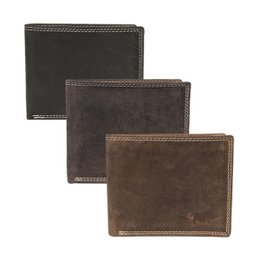 Herrenbrieftasche aus Büffelleder – Kompaktmodell – RFID
