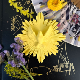 Ex-voto oiseau decoratie muurschildering Envole-Moi - kleuren printemps | et