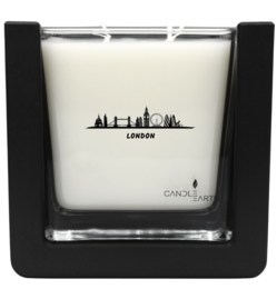Vela perfumada sorpresa - Ciudades - Londres - 235 gr de cera de manteca de karité vegana