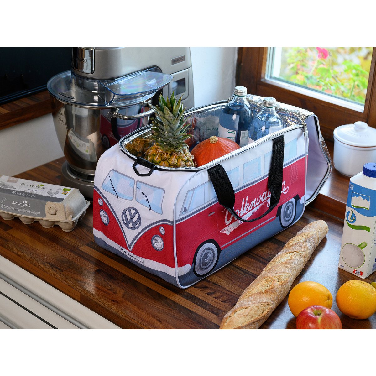 Volkswagen VW T1 Bus Kühltasche (25 l) - Rot
