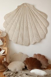 Tapis Coquille Velours « Crème »