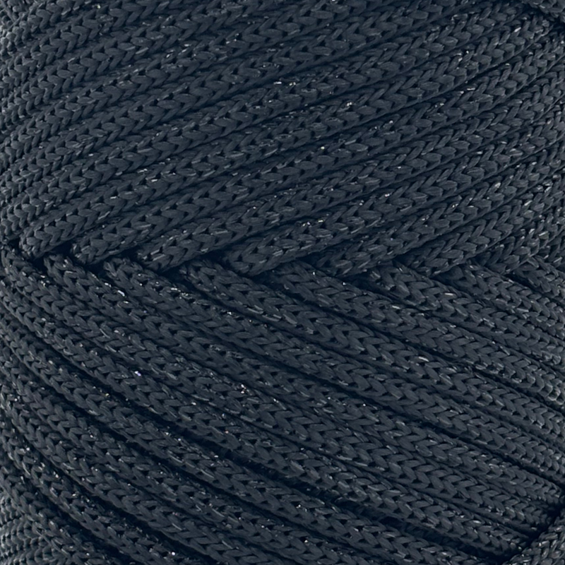 Sensy Premium 5mm Sparkle - 82 yardas 90% Polipropileno / 10% Poliéster Macrame Cord