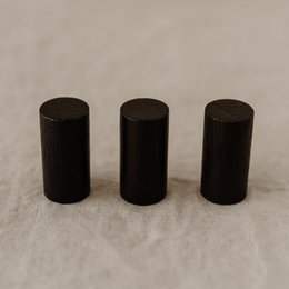 Wandhaken schwarz im 3er Set (VE = 6 Sets)