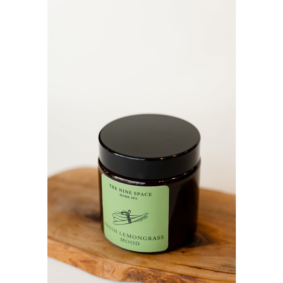 Vela de humor FRESH LEMONGRASS - Mini vidrio marrón