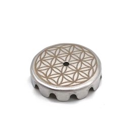 Piastre di sapone Flower of Life - Disco di metallo abitato per supporto per sapone magnetico