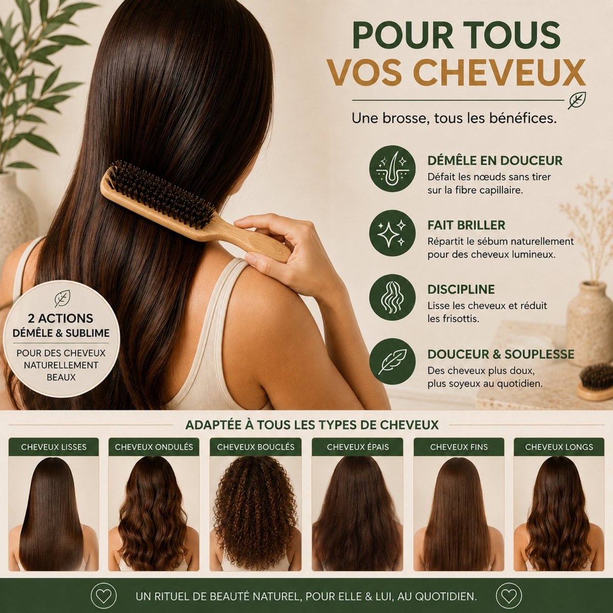 Aura Brush - Detangles & Sublimes