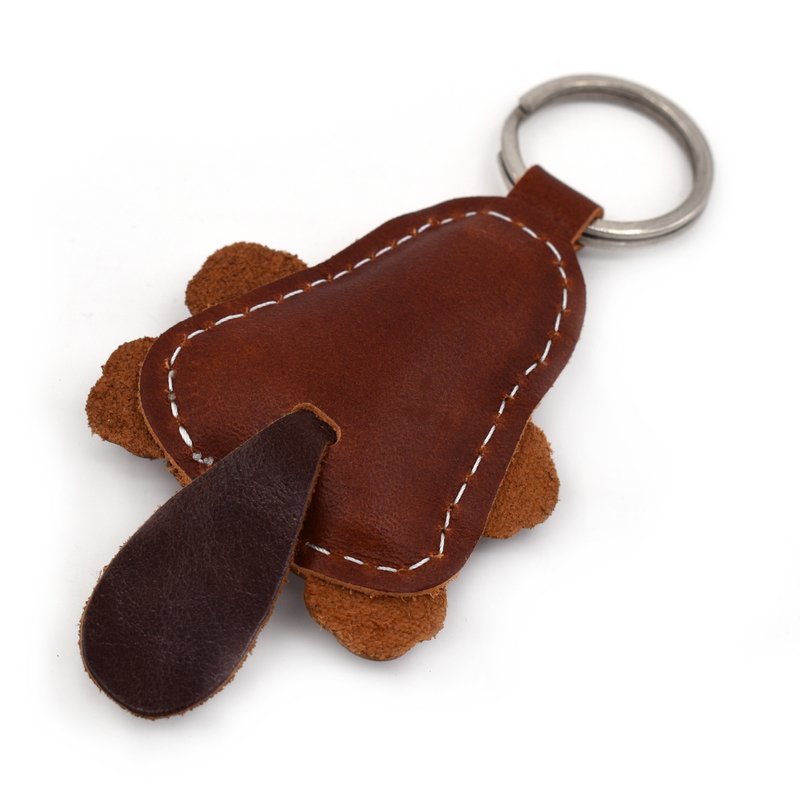 Platypus Handmade Leather Keychain
