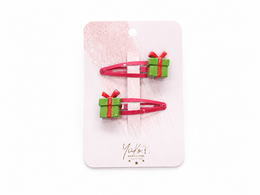 Haarspangen mit Weihnachtsmotiv – Weihnachtsgeschenke