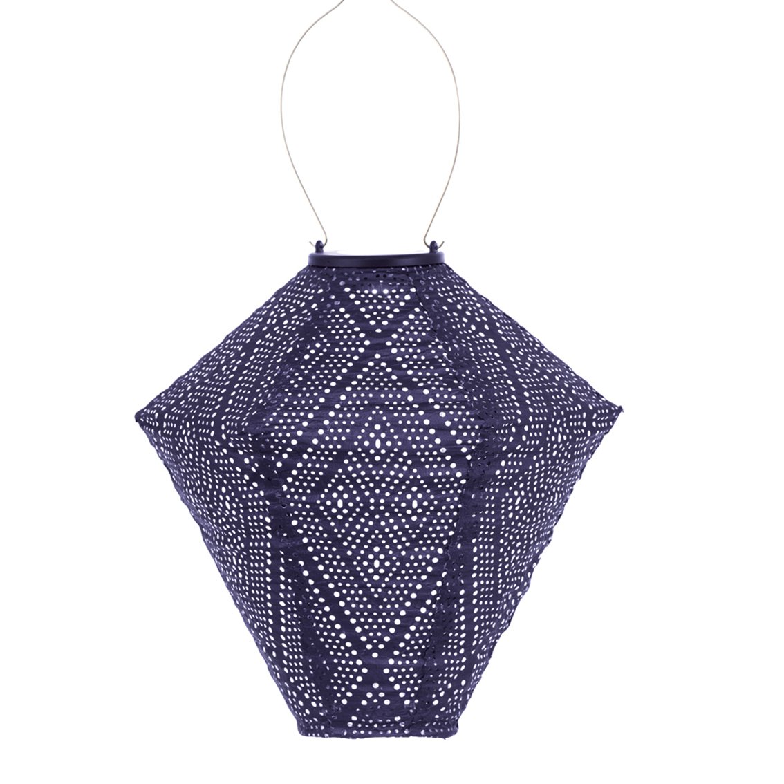 Lumz Solar Lantern Ikat Diamond - 28 cm - Futere Dusk