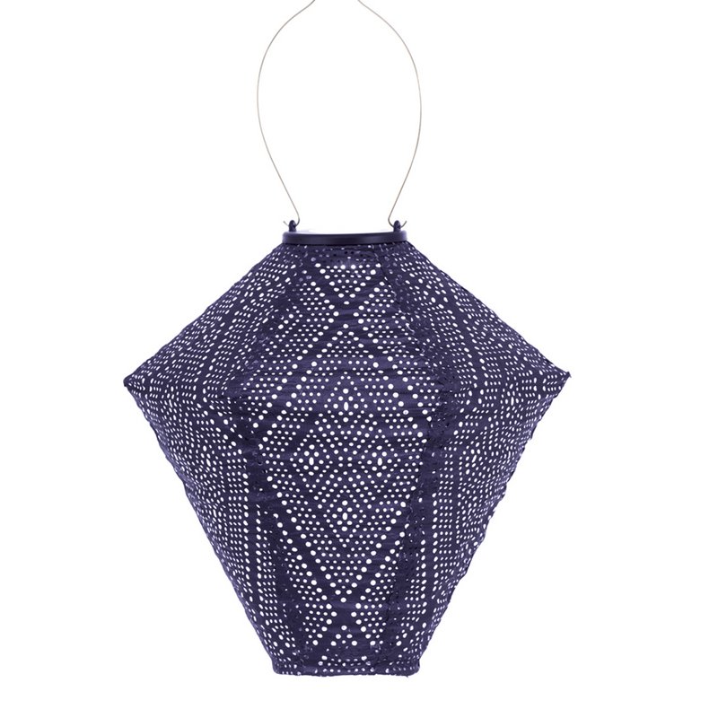 Lumz Solar Lantern Ikat Diamond - 28 cm - Futere Dusk