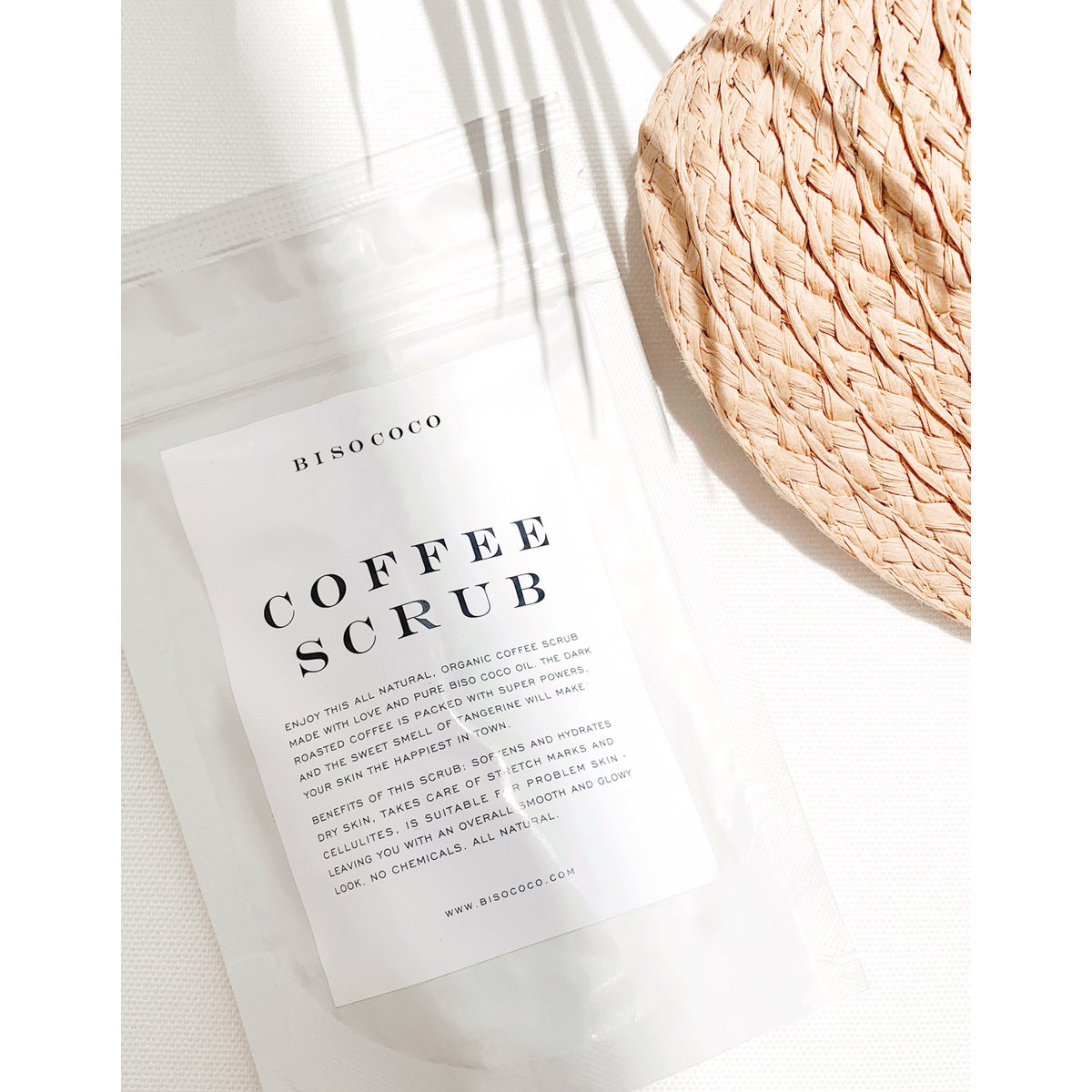 Exfoliante de café con coco y mandarina - 250 g