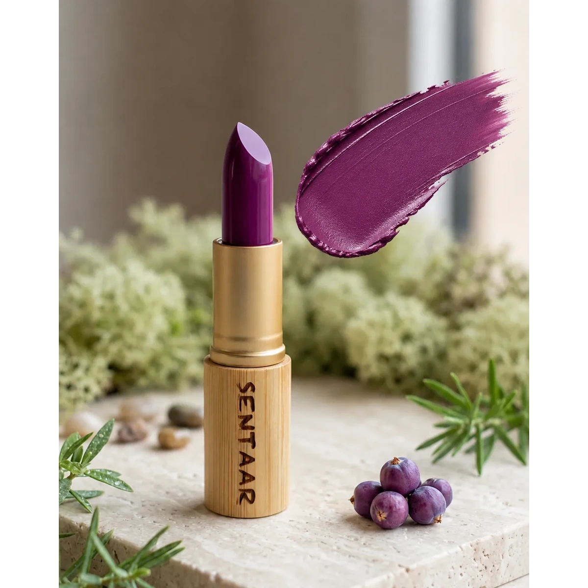 Rouge à Lèvres Minéral Hydratant SPINELLE – Longue Tenue – Sans Mica naturel