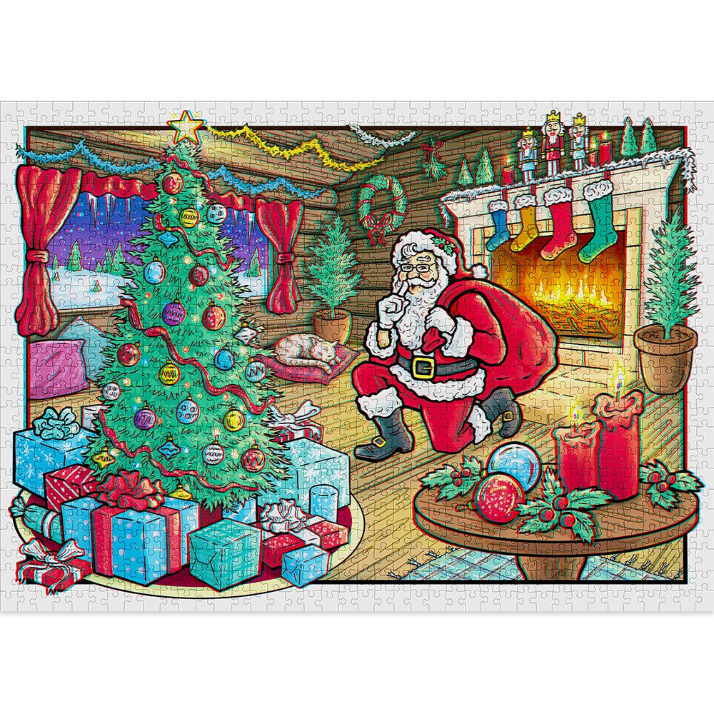 Christmas 3D Jigsaw Puzzle (1000 pieces)