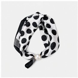 Wit Zwarte Stippen One Size Wit