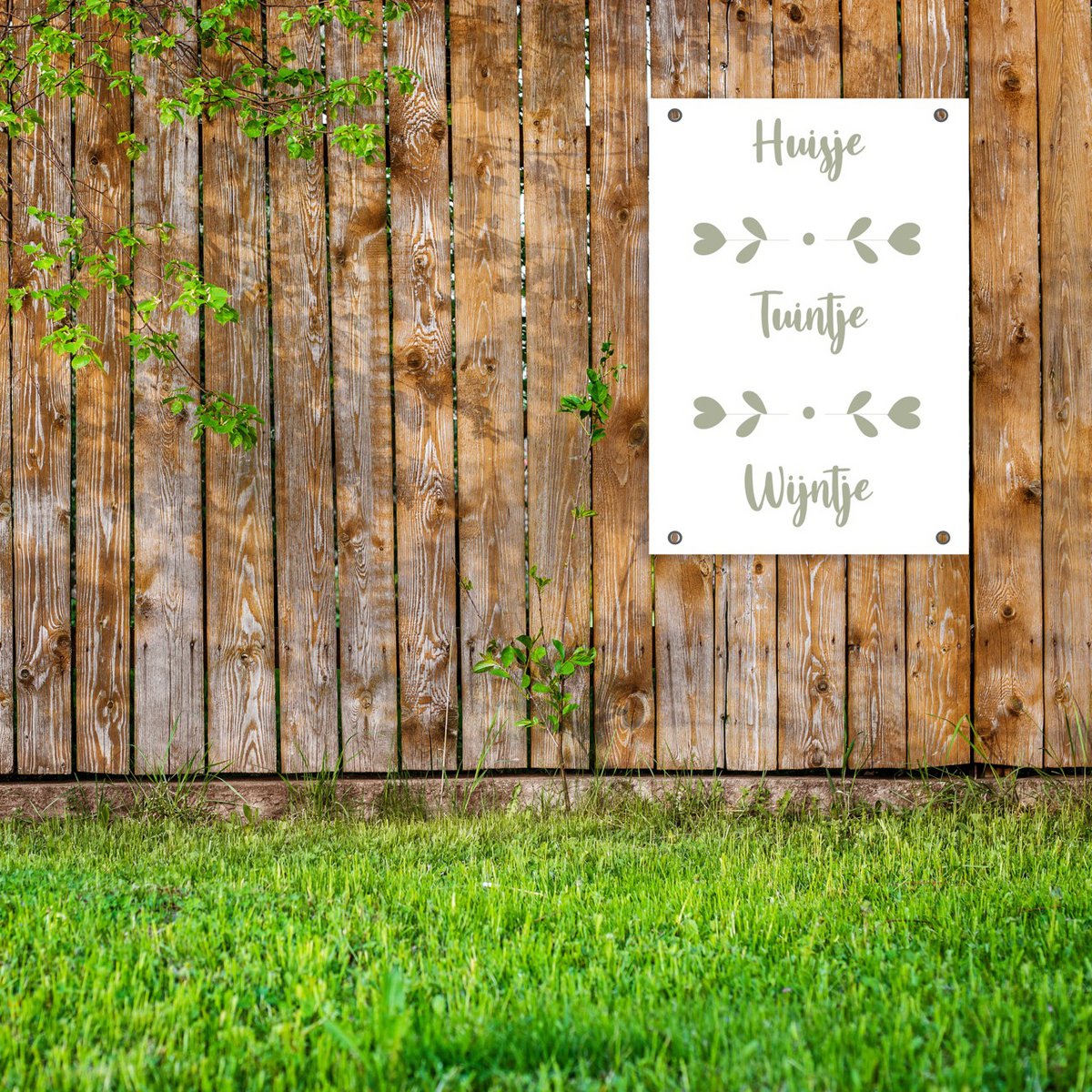 Plakat ogrodowy House Garden Wine - Oliwkowa Wiosna