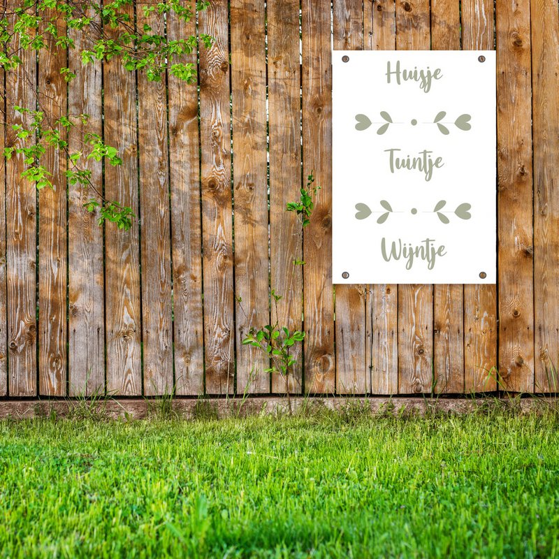 Plakat ogrodowy House Garden Wine - Oliwkowa Wiosna