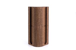 Krea-Wood handgemaakte koffiecapsulehouder voor Nespresso-compatibele capsules, in bruine kleur