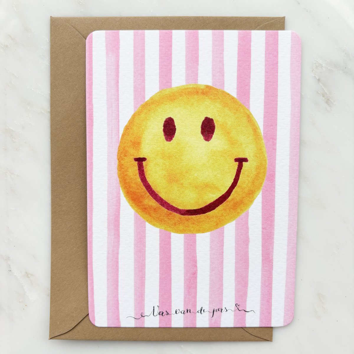 Tarjeta de felicitación "Smiley"