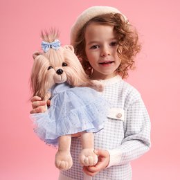 Plush toy, Lucky Doggy, Lucky Yoyo: Blue Dream 38cm