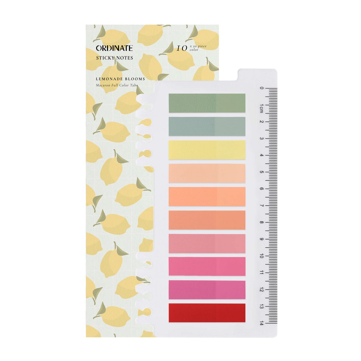 Lemonade Blooms | Ordinate Sticky Notes | Sticky notes | Adhesive strips | Sticky markers | school accessories | Bookmark | aesthetic stationery | small index tabs | sticky notes