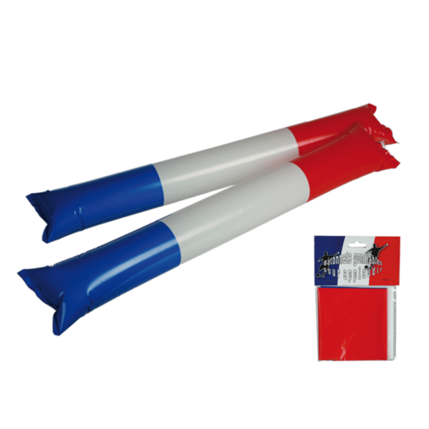 Timmy Toys - B012 - Blasen Sie die französische Flagge Klatschpolen 2pcs - 1 Stück