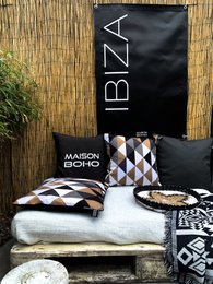 Outdoor Garden Poster | Ibiza | Black | 70x100cm